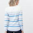 Joules Harbour hosszú ujjú jersey világoskék-krém csíkos top Joules Harbour hosszú ujjú jersey világoskék-krém csíkos top