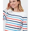 Kép 1/8 - Tom Joule Harbour hosszú ujjú jersey kék piros csíkos top 40 (M)-es