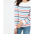 Kép 3/8 - Tom Joule Harbour hosszú ujjú jersey kék piros csíkos top 40 (M)-es