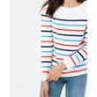 Tom Joule Harbour hosszú ujjú jersey kék piros csíkos top Tom Joule Harbour hosszú ujjú jersey kék piros csíkos top