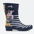 Joules navy-kék színű csíkos rövidszárú gumicsizma virágokkal Joules navy-kék színű csíkos rövidszárú gumicsizma virágokkal