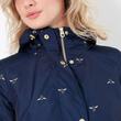 Joules Waybridge navy-kék méhecskés csomagolható hosszú esőkabát Joules Waybridge navy-kék méhecskés csomagolható hosszú esőkabát