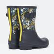 Kép 3/6 - Joules navy-kék színű apró virágos rövidszárú gumicsizma
