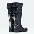 Kép 2/7 - Joules navy-kék stars hosszúszárú gumicsizma - Csillagos égbolt