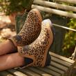 Joules Wellibob leopárd mintás boka gumicsizma Joules Wellibob leopárd mintás boka gumicsizma
