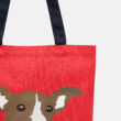 Kép 9/10 - Tom Joule vászon kutyusos bevásárló táska - Lulu Shopper