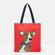 Kép 4/10 - Tom Joule vászon kutyusos bevásárló táska - Lulu Shopper