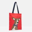 Kép 5/10 - Tom Joule vászon kutyusos bevásárló táska - Lulu Shopper