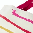 Kép 2/6 - Tom Joule vászon bevásárló táska, színes tacskóval - Lulu Shopper
