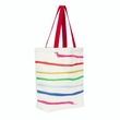 Kép 4/6 - Tom Joule vászon bevásárló táska, színes tacskóval - Lulu Shopper