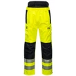 Kép 1/4 - PORTWEST PW3 Hi-Vis Extreme láthatósági esőnadrág sárga-fekete és narancs-fekete