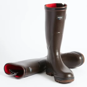 Aigle Parcours 2 ISO neoprene téli csatos barna színű gumicsizma