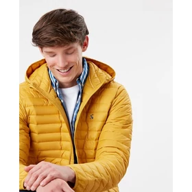 Tom Joule Snug antik gold sárga, esőálló, steppelt férfi kabát