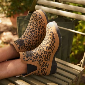 Joules Wellibob leopárd mintás boka gumicsizma 36-os