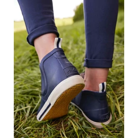 Joules Rainwell navy-kék női gumi tréner sárga talppal 37 és 40/41-es