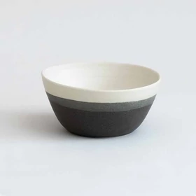 Reggeliző tál,  porcelán - Breakfast Bowl 4 különböző színben fehér WHITE