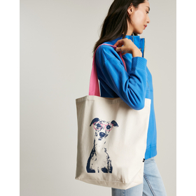 Tom Joule vászon bevásárló táska szemüveges kutyussal - Lulu Shopper