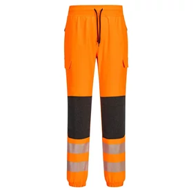 PORTWEST KX3 Hi-Vis Flexi Class 2 Slim Fit Jogger Narancs-fekete és Sárga-fekete