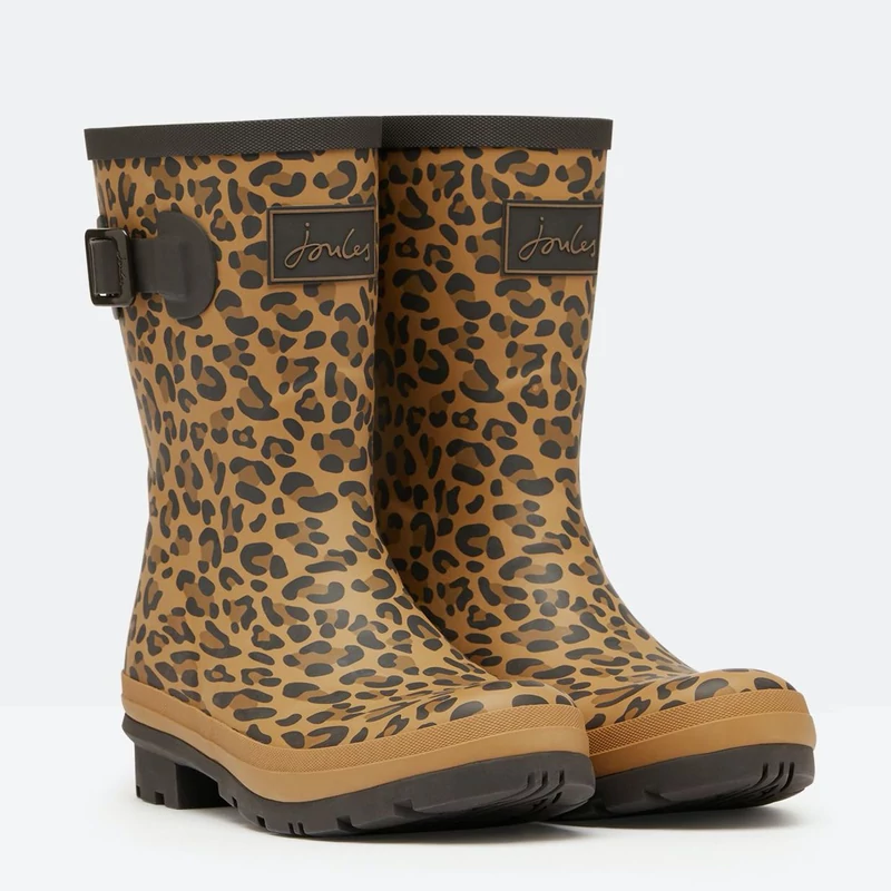 Joules leopárd mintás női rövid szárú gumicsizma 36 és 37-es
