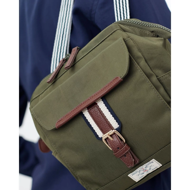 Tom Joule Wells Crossbody táska khaki-zöld