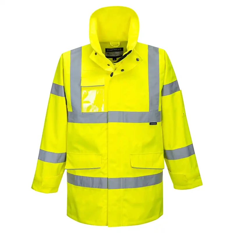 PORTWEST Hi-Vis Extreme Parka esőkabát sárga és narancs
