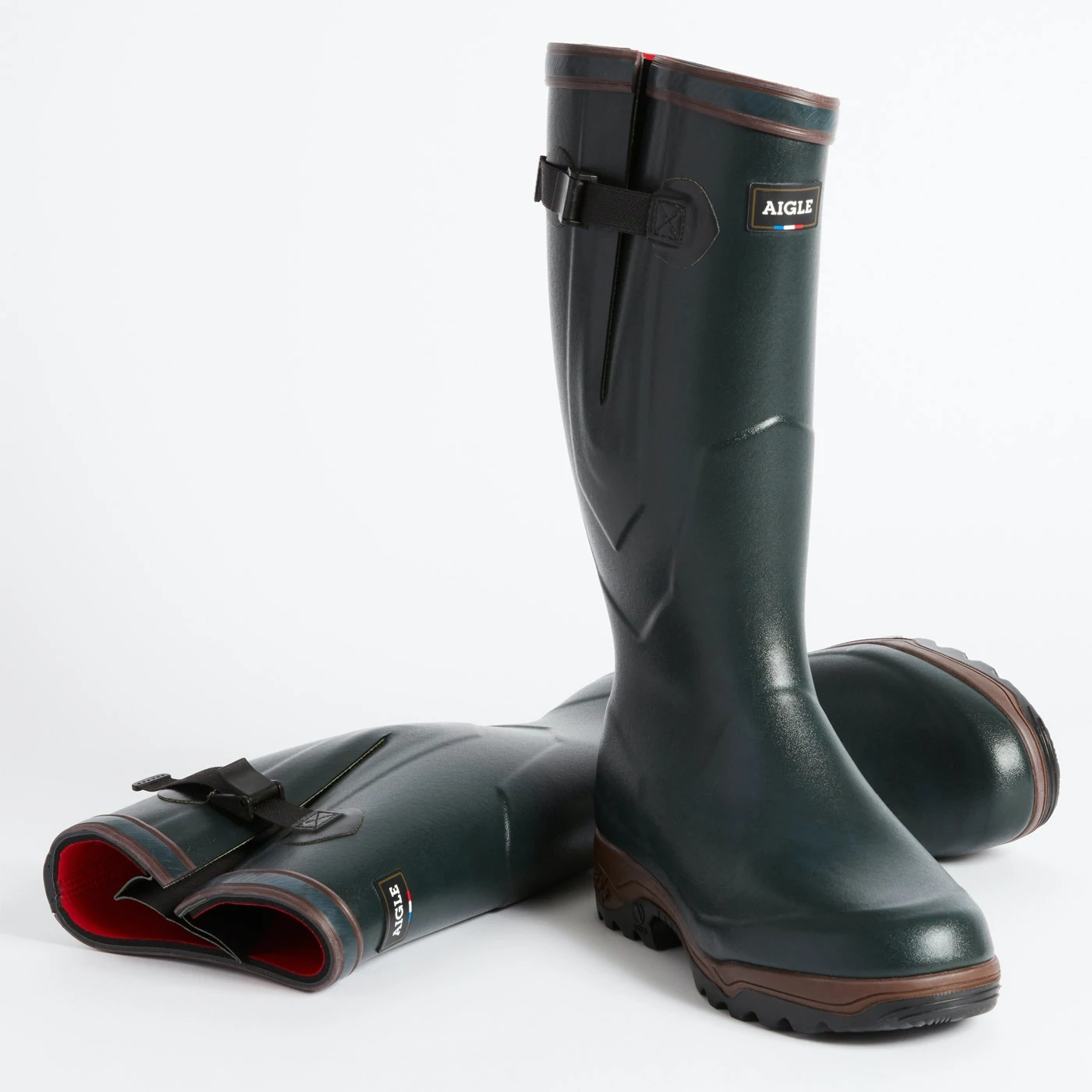 Aigle Parcours 2 ISO neoprene téli csatos zöld csizma