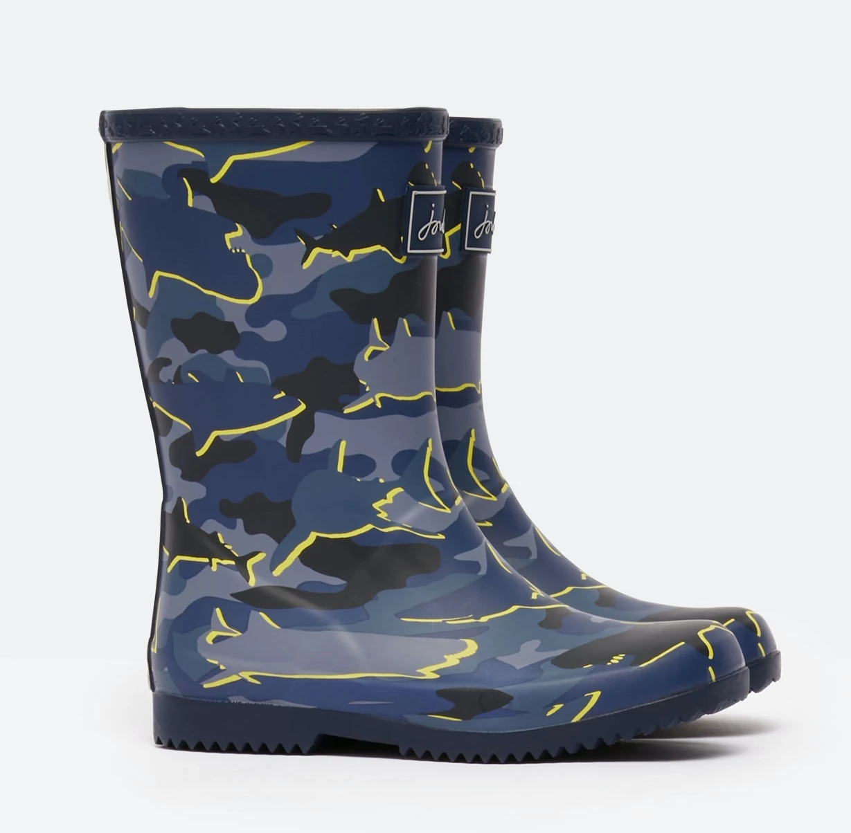 Joules cápás camo kék gumicsizma fiúknak - Camo Shark