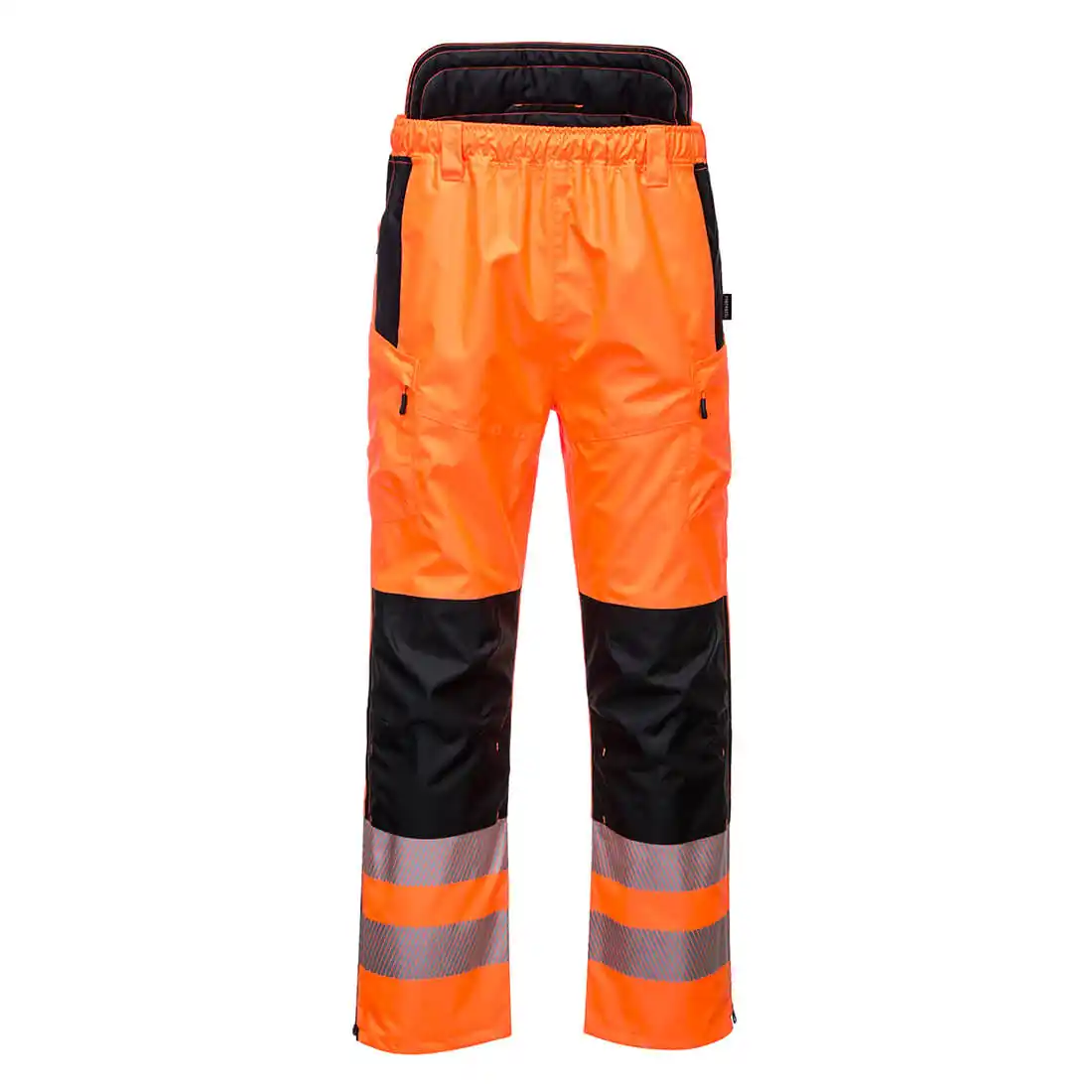 PORTWEST PW3 Hi-Vis Extreme láthatósági esőnadrág sárga-fekete és narancs-fekete